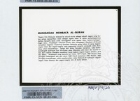 NOTA PENERANGAN PAMERAN PAMERAN ISLAM & LUAR