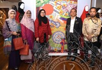 MAJLIS PERASIMAN PAMERAN REMINI SCENCES OF ORIGINS UNFOLDING CULTURA NARRATIVES EXHIBITION,PAMERAN UITM DAN MTN