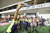 HMA2023 - PERLAWANAN PERSAHABATAN BOLA SEPAK DI STADIUM NEGERI SARAWAK