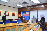 KUNJUNGAN HORMAT KEDUTAAN TAJIKISTAN DI BILIK PETALA INDERA, JMM.