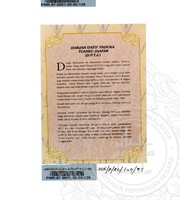 BAHAN PAMERAN RAJA KITA 1997