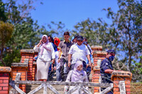 LAWATAN KERJA YB MENTERI  DATUK AARON AGO DAGANG,  KEMENTERIAN PERPADUAN KE MUZIUM KOTA LUKUT