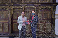 KUNJUNGAN HORMAT SUKARELAWAN MUZIUM NEGARA KE PEJABAT KETUA PENGARAH JMM