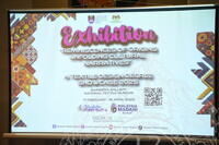 MAJLIS PERASIMAN PAMERAN REMINI SCENCES OF ORIGINS UNFOLDING CULTURA NARRATIVES EXHIBITION,PAMERAN UITM DAN MTN