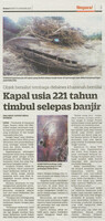 Kosmo-16 Januari 2021 -Kapal usia 221 tahun timbul selepas banjir