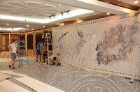 KERJA-KERJA PERSIAPAN PAMERAN KAZAKSTAN GOLDEN MAN