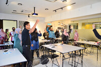 PRA PERSEDIAAN DAN FOTO DISEBALIK TABIR SESI RAKAMAN VIDEO PENGUKUHAN PROGRAM IPIM SECARA PENDIDIKAN & PEMBELAJARAN MAYA.