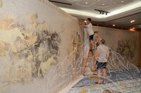 KERJA-KERJA PERSIAPAN PAMERAN KAZAKSTAN GOLDEN MAN