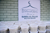 GOTONG ROYONG BUBUR LAMBUK DI SURAU AL- FALAH