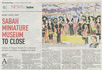 New Straits Times -23 Februari 2021 -Sabah Miniature Museum to close
