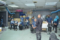 LAWATAN KERJA MUZIUM DI RAJA ABU BAKAR  KE JMM DI MAKMAL KONSERVASI