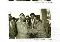 LAWATAN EN. YASSER ARAFAT KE MUZIUM NEGARA SEMPENA PAMERAN TAMADUN ISLAM PADA 24.07.1984 (H/P)