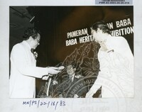 PERASMIAN PAMERAN WARISAN BABA 1983