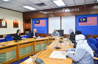 KUNJUNGAN HORMAT KEDUTAAN TAJIKISTAN DI BILIK PETALA INDERA, JMM.