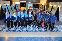 LAWATAN KERJA MUZIUM DI RAJA ABU BAKAR  KE JMM DI MAKMAL KONSERVASI