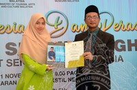 MAJLIS APRESIASI & PERASMIAN PAMERAN SULAIMAN GHANI PENGIAT SENI TEKSTIL MALAYSIA