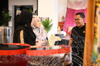 PERASMIAN PAMERAN BIDAN DAN MAJLIS RAMAH MESRA AIDILFITRI