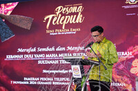 MAJLIS PERASMIAN PAMERAN PESONA TELEPUK SENI PERADA EMAS DI MTN