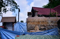 PEMANTAUAN DAN DOKUMENTASI KERJA SANDBLASTING LOKOMOTIF WAP 531.01 DI MUZIUM NEGARA