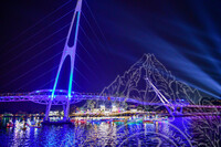 MAJLIS PERARAKAN KAPAL BERHIAS SEMPENA KEMERDEKAAN SARAWAK KE60 DI PESISIRAN KUCHING WATERFRONT