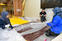 PEMBUNGKUSAN KOLEKSI ISTANA NEGARA DI GALERI 1 DAN KEMASUKAN KOLEKSI LEMBAGA MUZIUM NEGERI KEDAH