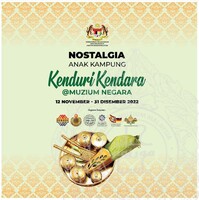 NOSTALGIA ANAK KAMPUNG KENDURI KENDARA MUZIUM NEGARA( HIDANGAN JOHOR)