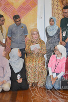 LAWATAN RASMI KEBAWAH DYMM SPB RAJA PERMAISURI AGONG KE PAMERAN DYECO TEXTILE ECO EXPLORATION OF NATURAL DYES