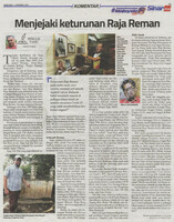 Sinar Harian_01-Nov-2020_ms 13_Menjejaki keturunan Raja Reman