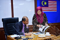 KUNJUNGAN KHIDMAT NASIHAT DARIPADA PENGURUS BESAR TAMAN WARISAN MELAYU, LEMBAGA WARISAN NEGARA SINGAPURA