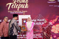 MAJLIS PERASMIAN PAMERAN PESONA TELEPUK SENI PERADA EMAS DI MTN