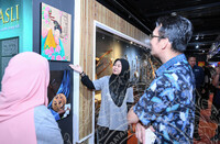MAJLIS PERASMIAN PAMERAN SENI DAN PERSEMBAHAN ART SHOW MUZIK SENI PENDIDIKAN & UNITI
