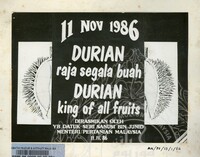 PERASMIAN PAMERAN DURIAN RAJA SEGALA BUAH