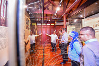 LAWATAN KERJA YB MENTERI  DATUK AARON AGO DAGANG,  KEMENTERIAN PERPADUAN KE MUZIUM KOTA LUKUT