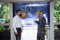 LAWATAN YB TUAN WONG HON WAI APB. BENDERA