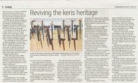 The Star- 04 Jun 2021 - Reviving the keris heritage