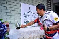 GOTONG ROYONG BUBUR LAMBUK DI SURAU AL- FALAH