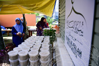 GOTONG ROYONG BUBUR LAMBUK DI SURAU AL- FALAH