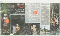Harian Metro-5 Februari 2021 -Busana Orang Asli masuk online