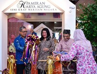 MAJLIS PELANCARAN PAMERAN KARYA AGUNG, PAMERAN SEMANGAT ASEAN & JAMUAN HARI RAYA JMM