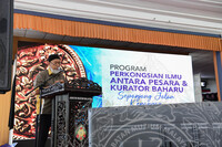 PROGRAM PERKONGSIAN ILMU ANTARA PESARA DAN KURATOR BAHARU JMM BERTEMAKAN SEPANJANG JALAN KENANGAN WARGA CAPING MUZIUM NEGARA