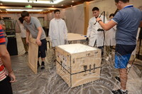 KERJA-KERJA PERSIAPAN PAMERAN KAZAKSTAN GOLDEN MAN