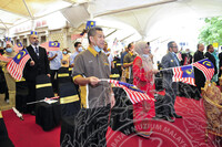 MAJLIS PERASMIAN PAMERAN HARI KEBANGSAAN DAN ACARA KIBAR JALUR GEMILANG