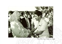 LAWATAN EN. YASSER ARAFAT KE MUZIUM NEGARA SEMPENA PAMERAN TAMADUN ISLAM PADA 24.07.1984 (H/P)