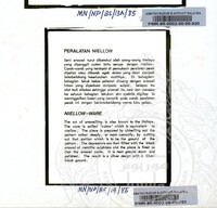 NOTA PENERANGAN BALAI SEJARAH MUZIUM NEGARA