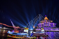 MAJLIS PERARAKAN KAPAL BERHIAS SEMPENA KEMERDEKAAN SARAWAK KE60 DI PESISIRAN KUCHING WATERFRONT