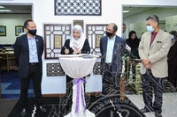 MAJLIS CLOCK OUT PENGARAH BAHAGIAN KHIDMAT PENGURRSAN PUAN NOORAZREEN IDAYU BT KAMAROZZAMAN