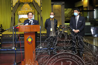 LAWATAN TIM. MENTERI MOTAC( YB DATUK DR. JEFFREY G.KITINGAN)  KE MUZIUM NEGARA SEMPENA PEMBUKAAN SEMULA MUZIUM-MUZIUM DIBWH JAB. MUZIUM MALAYSIA