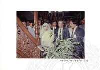 LAWATAN EN. YASSER ARAFAT KE MUZIUM NEGARA SEMPENA PAMERAN TAMADUN ISLAM PADA 24.07.1984 (SL)