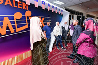 LAWATAN DKP PEMASANGAN PAMERAN MINI ART SHOW DI GALERI MUZIK