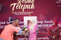 MAJLIS PERASMIAN PAMERAN PESONA TELEPUK SENI PERADA EMAS DI MTN